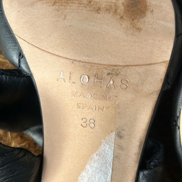 Alohas Conner Sandals Sz 38 in Excellent Pre-Owned Condition Vacation Fall Party - Picture 10 of 10